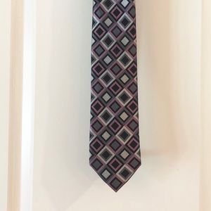 Geometric Silk Tie